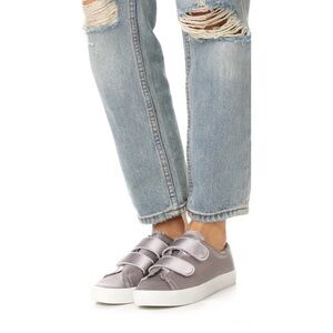 Joie Diata Satin Grip-Strap Hook Loop Sneaker
